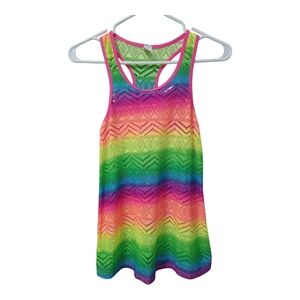 George Neon Striped Tank Top
